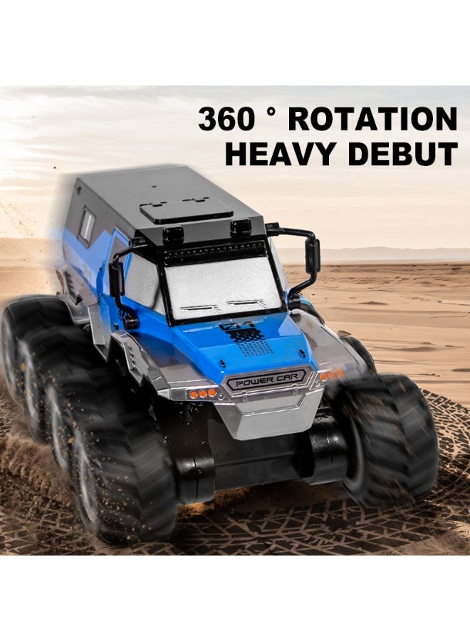 بلو فاير سيارة Q203 كهربائية للتحكم عن بعد | سيارة درفت وأوف رود 8 عجلات قابلة للعب على الأرض والماء | مزودة بتجنب العقبات، للعب الداخلي والخارجي، جاهزة للأطفال والكبار، كاميرا مدمجة، للمبتدئين والمحترفين - Image 4