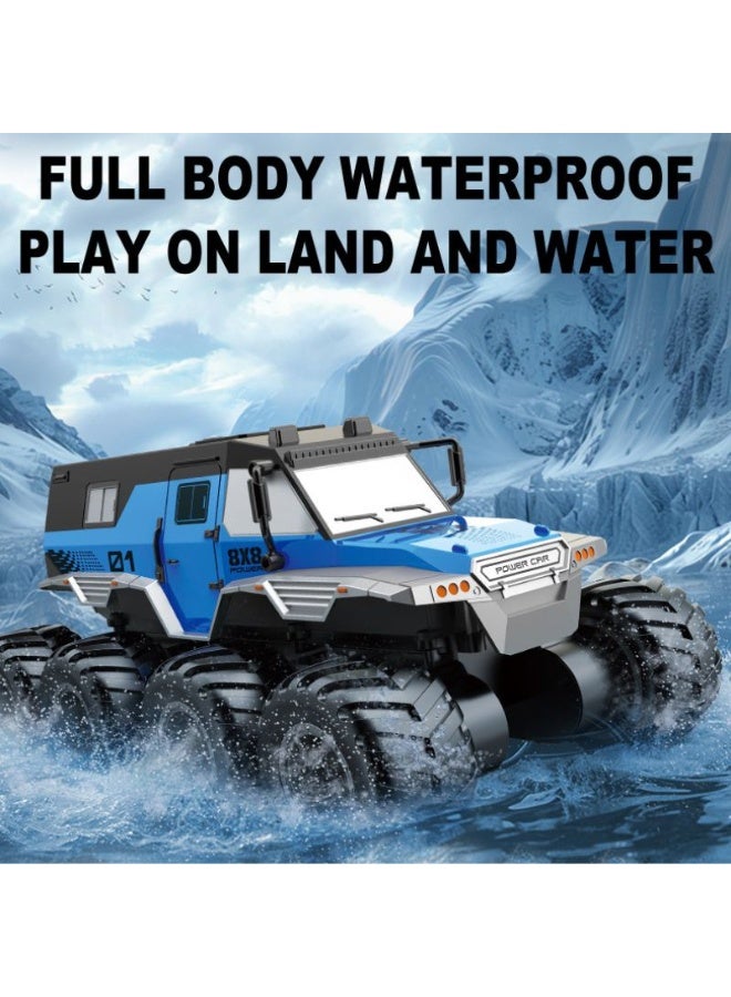 بلو فاير سيارة Q203 كهربائية للتحكم عن بعد | سيارة درفت وأوف رود 8 عجلات قابلة للعب على الأرض والماء | مزودة بتجنب العقبات، للعب الداخلي والخارجي، جاهزة للأطفال والكبار، كاميرا مدمجة، للمبتدئين والمحترفين - Image 5