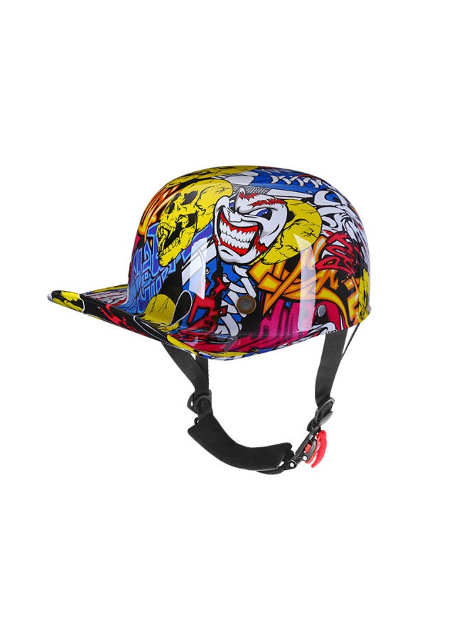 318 Clown Baseball Cap High-end Personalized Fashion Helmet Cool Button