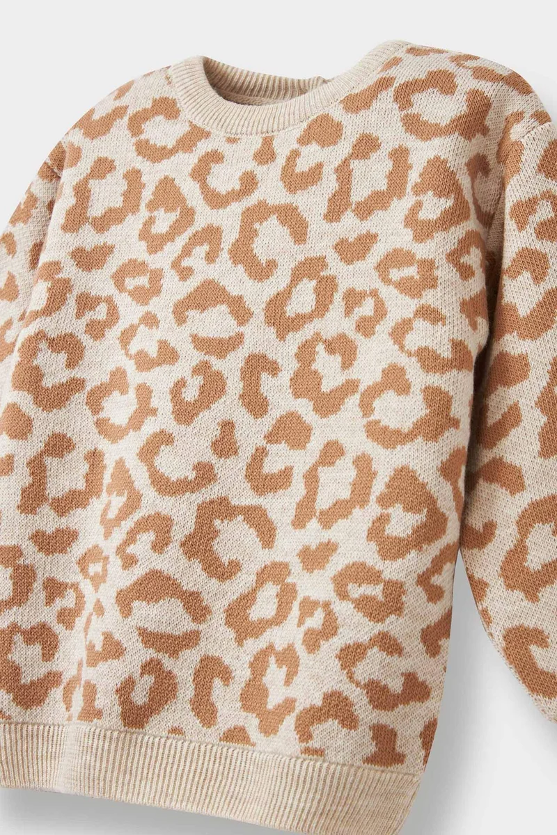 ديفاكتو Baby Girl Regular Fit Crew Neck Pullover