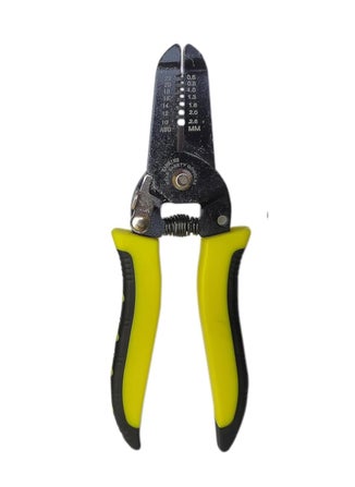 Inditrust Inditrust DUMDAAR DM Multi functional wire cutter Wire Stripper Cable Crimper Terminal Cutter Pliers Tool 1 PIECE YELLOW  - Image 1