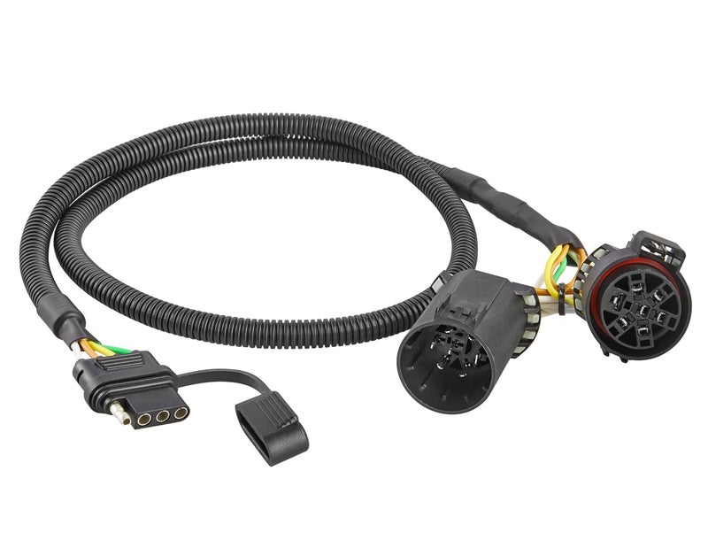 Oyviny Plug  Play USCAR 7 Pin to 4 Pin Trailer Wiring Harness Universal for LED Tailgate Light Bars Pure Copper USCAR to 4 Flat Trailer Extension Wiring Adapter for Trailers Trucks Pickups