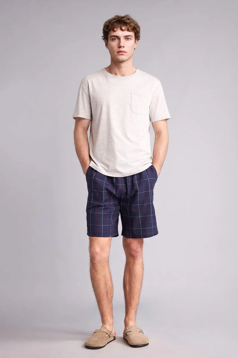 ديفاكتو New Regular Fit With Pockets Poplin Bottom