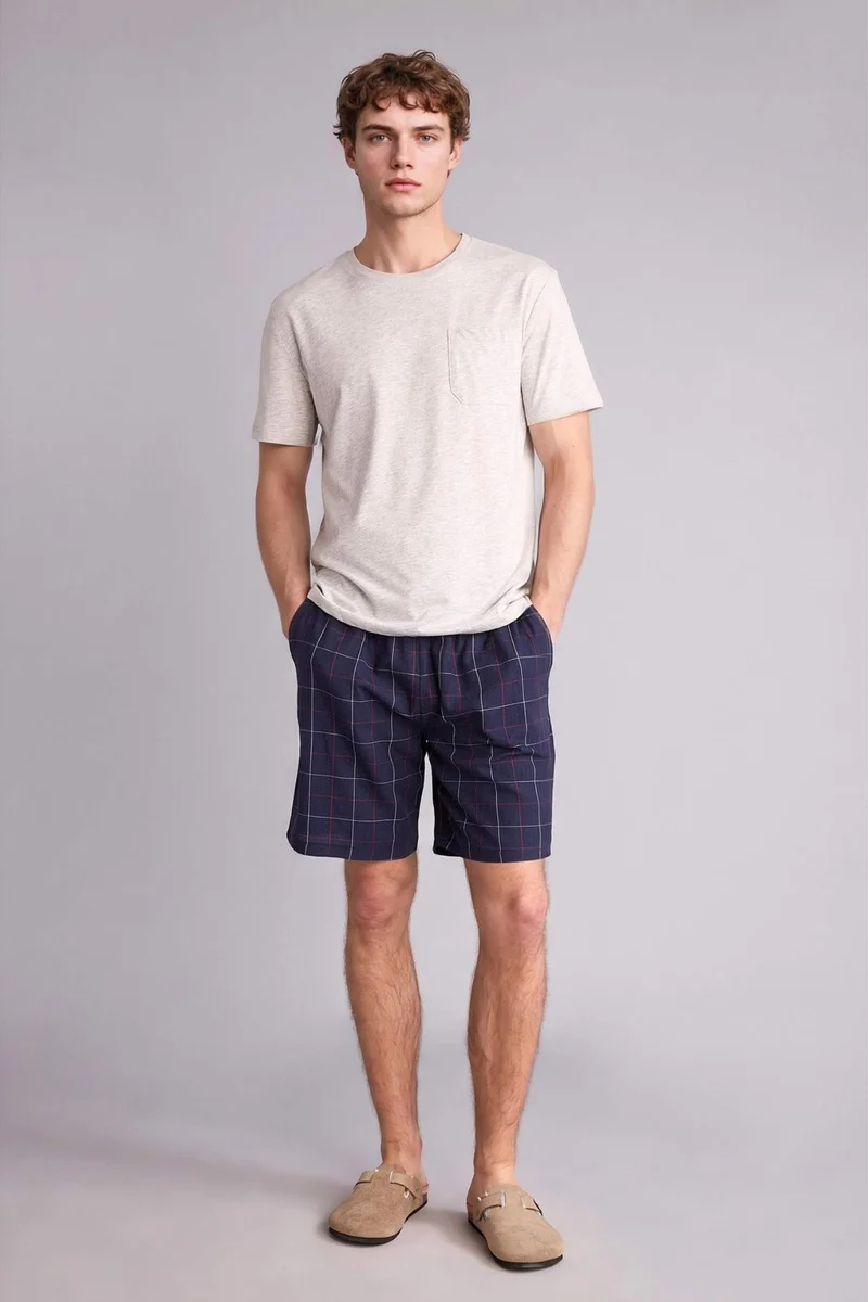 ديفاكتو New Regular Fit With Pockets Poplin Bottom