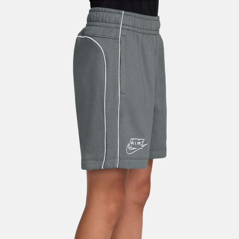 Nike Grey Kids' Air Fleece Shorts  | Best Price UAE