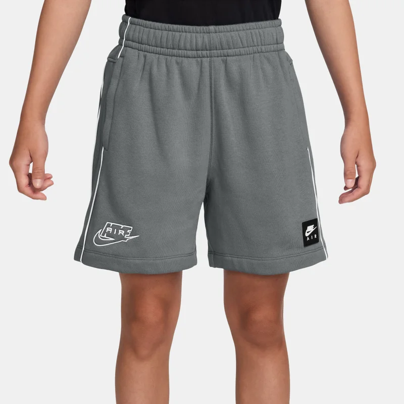 Nike Grey Kids' Air Fleece Shorts  | Best Price UAE