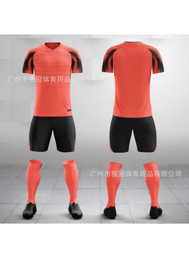M8608/fluorescent Orange Football Jersey - Image 1