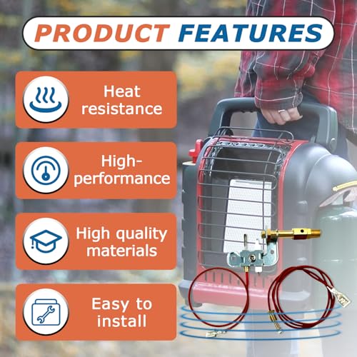 Foycow F273401 73404 Pilot Assembly Compatible with Portable Mr Heater Big Buddy MH9B MH9BX MH18B and Compatible with Dewalt Small Propane Heater - Replacement Parts for Mr Heater - Image 4