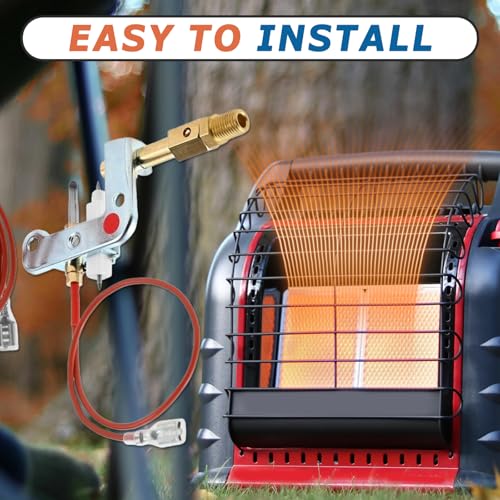 Foycow F273401 73404 Pilot Assembly Compatible with Portable Mr Heater Big Buddy MH9B MH9BX MH18B and Compatible with Dewalt Small Propane Heater - Replacement Parts for Mr Heater - Image 3