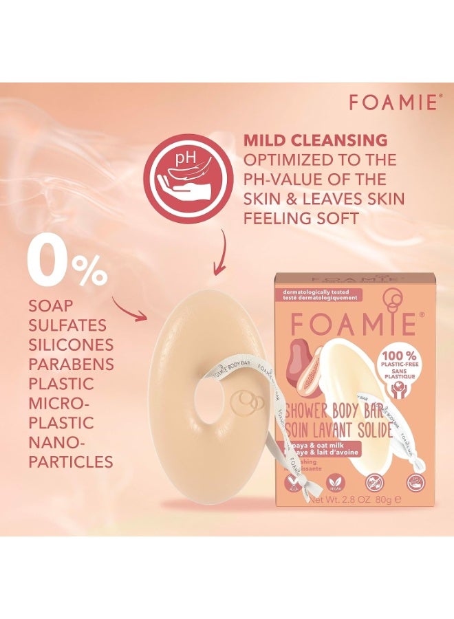 FOAMIE Papaya & Oat Milk Body Bar - Image 3