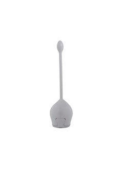 Primanova Lotus E61 Rustproof Toilet Brush With Auto Close Canister Discreet Holder -Grey  - Image 2