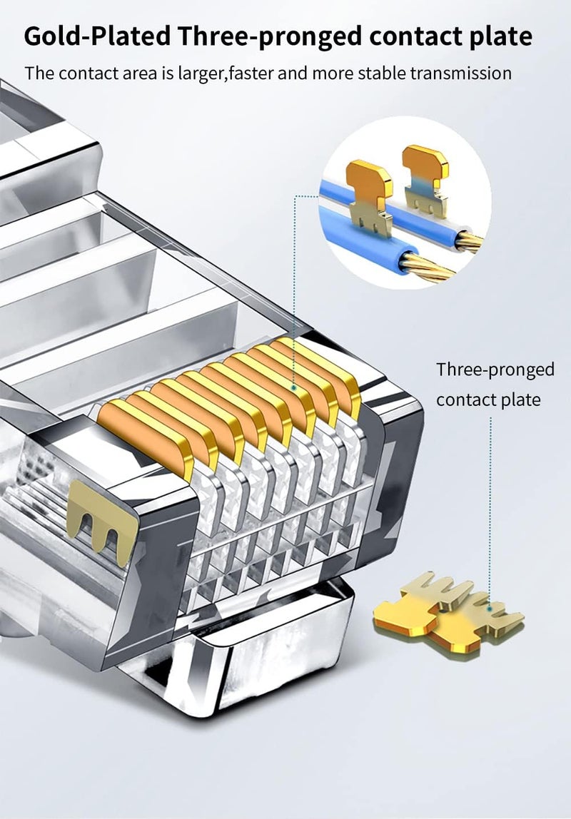 CE C & E Cat6-Cat5E-Crimp-Connectors-Pack - Image 3