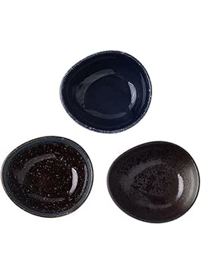 Japanese Ceramic Ramen Bowl Set 3 Pieces 300ml Large Soup Noodle Bowls - Image 1