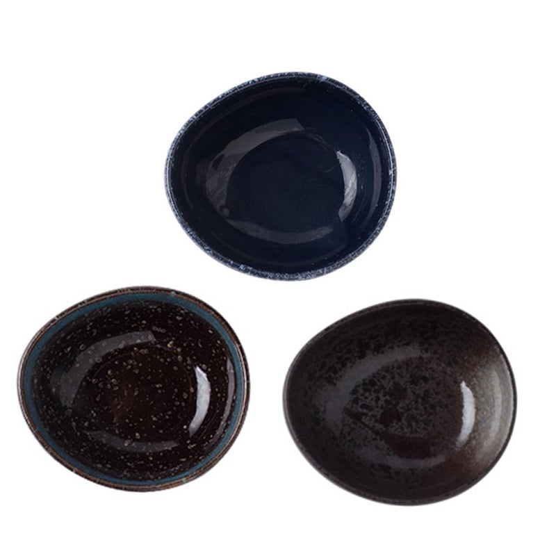 Japanese Ceramic Ramen Bowl Set 3 Pieces 300ml Large Soup Noodle Bowls - Image 2