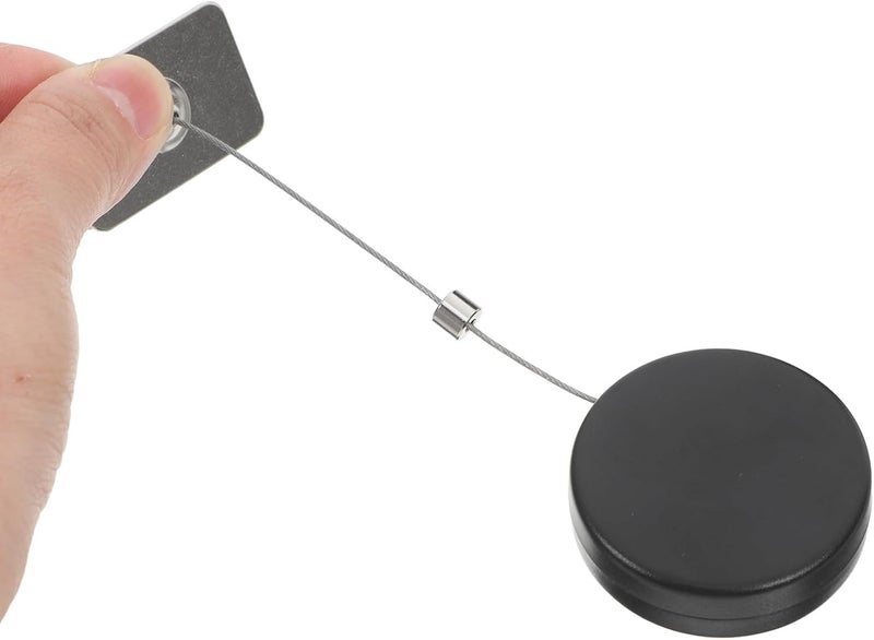 Retractable Steel Cable Lock with Remote Control, 1m Anti-Theft Security Cord with Latch and Square Iron Caps, 2pcs for Laptops, Tablets, and Electronics - Image 3