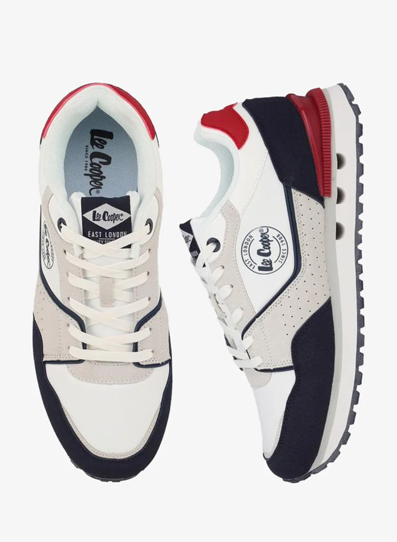 Lee Cooper Men Colourblock Lace-Up Ankle Sneakers