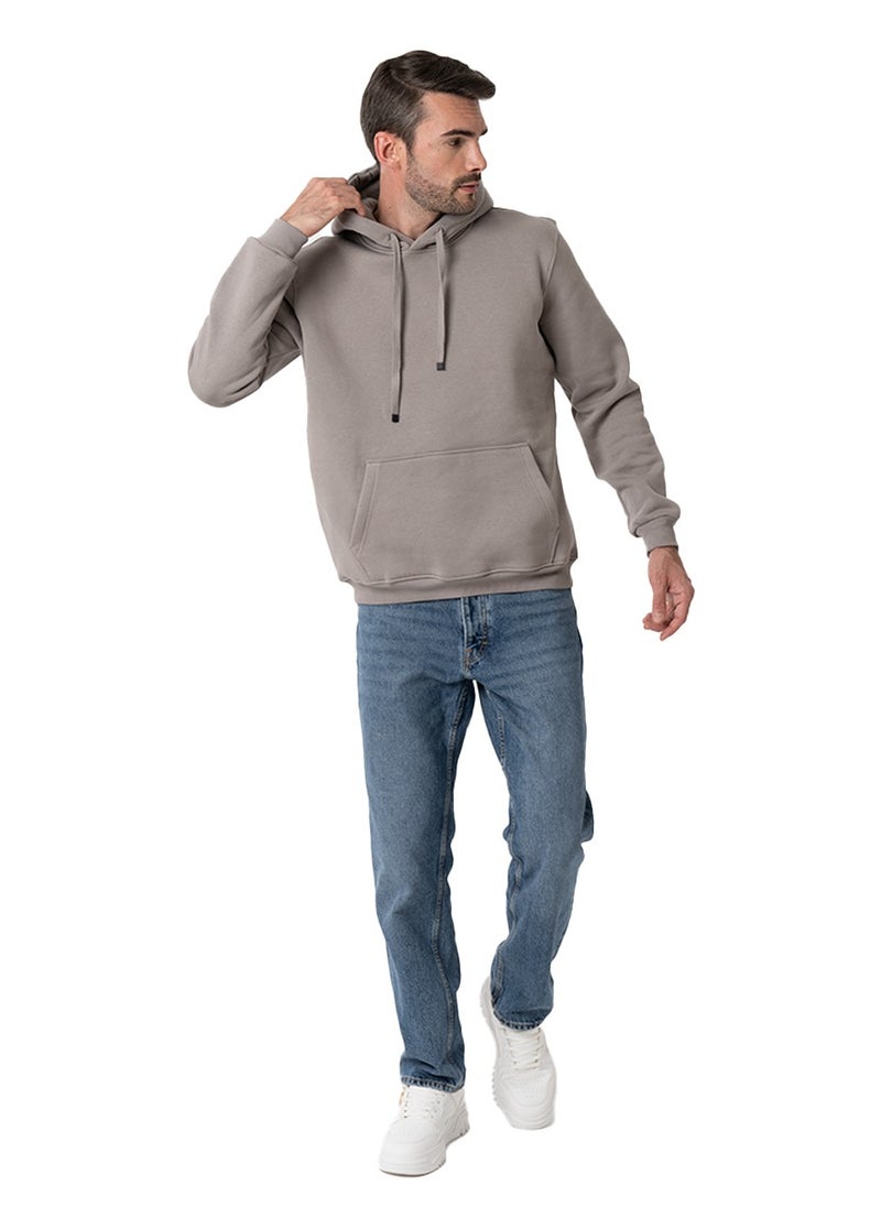 clever - Hoodie Sweatshirt Milton - Capishu -  Color Caffee - Image 1