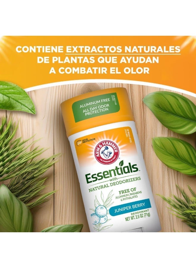 آرم آند هامر مزيل عرق إسينشالز بمزيلات عرق طبيعية - توت العرعر - 71 غرام - Image 4