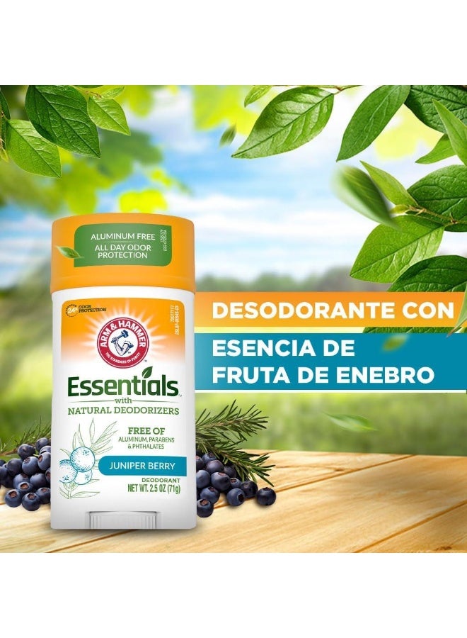 آرم آند هامر مزيل عرق إسينشالز بمزيلات عرق طبيعية - توت العرعر - 71 غرام - Image 3