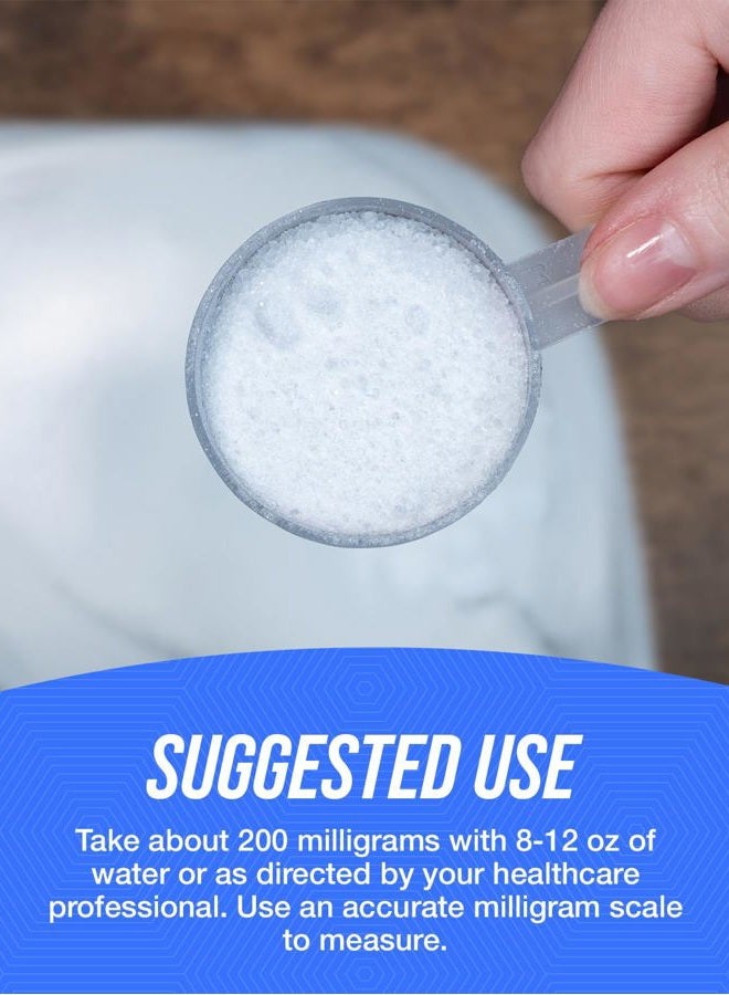 BulkSupplements .com مسحوق كلوريد البوتاسيوم - بديل الملح، ملح البوتاسيوم - خالي من الجلوتين، 200 ملغ لكل حصة، 250 غ (8.8 أونصة) (عبوة من 1) - Image 4
