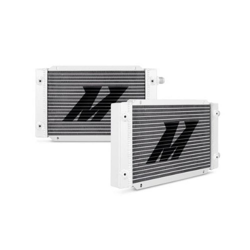 Mishimoto Universal 19 Row Dual Pass Oil Cooler, Silver - Image 4