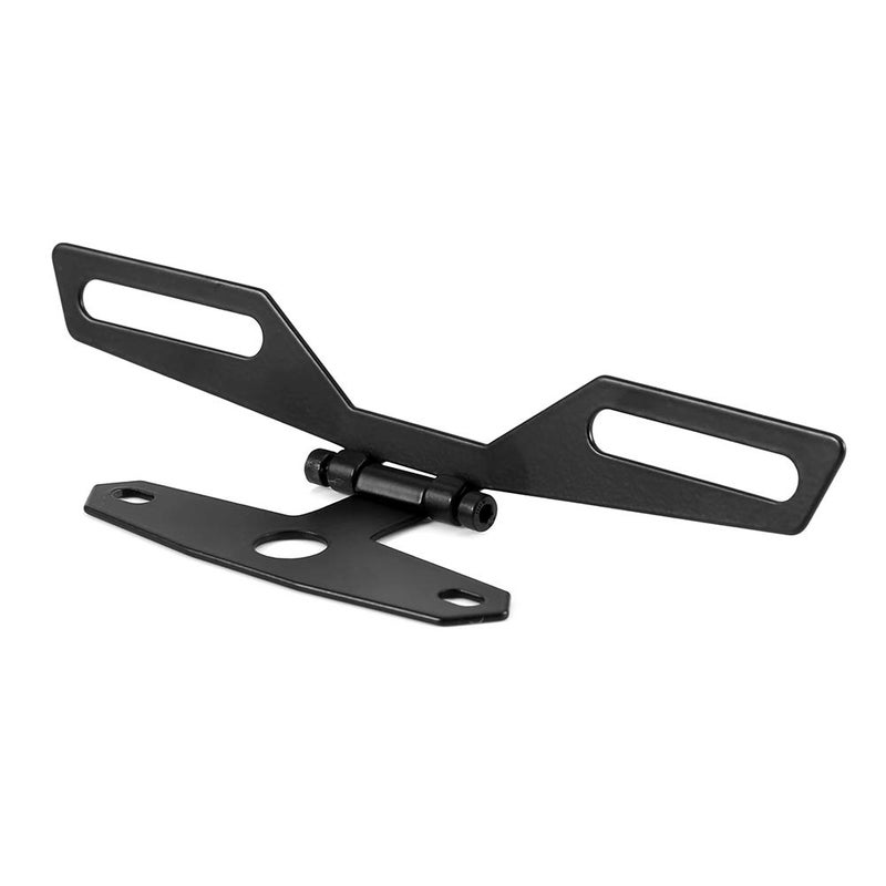 Ejoyous Ejoyous Motorcycle License Plate Holder, Universal Motorbike Number Plate Bracket Folding CNC Aluminum Tail Tidy Rear Light Mount, for ATV Dirt Bike  - Image 1