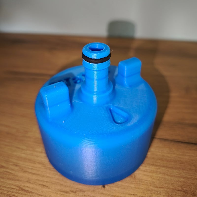 Blue RV Water Adapter Leak Proof Threaded Connection Easy to Install Durable Plastic - Image 1