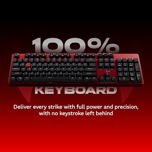 daWg Highkey 685, Anti-Ghosting Wired Mechanical 100% Keyboard, RGB, Fiery Red Switches, 3 Swappable Panels, Double-Shot PBT Key, 1000Hz Polling Rate, Advance Software, 1.8m Braided Cable - Image 2