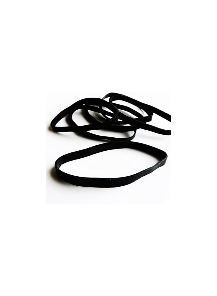 Mediora-Brand 30 Heavy Duty Rubber Bands | Big Thick XL-Large UV Resistant Black Rubber-Bands for Fishing, RC, or Hair + Use What the Pros Use + 1 Pack of 30 Bands (# 64-size, 1/4 x 3 1/2 Inch) - Image 1
