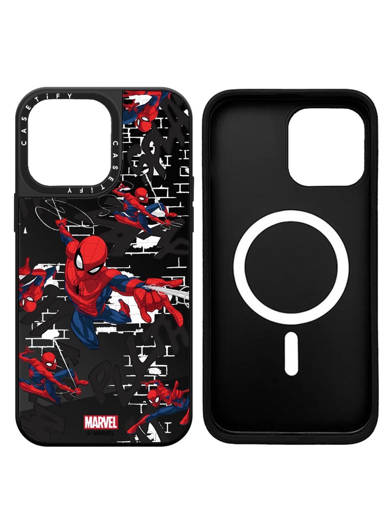 Casetify Magnetic Suction Phone Case for iPhone 13/14 Spider Man Protective Cover - Image 2