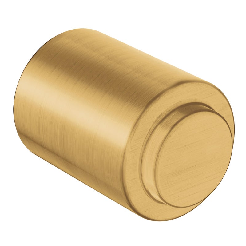 Moen Iso Brushed Gold 086 Diameter Brass Modern Drawer Knob DN0705BG