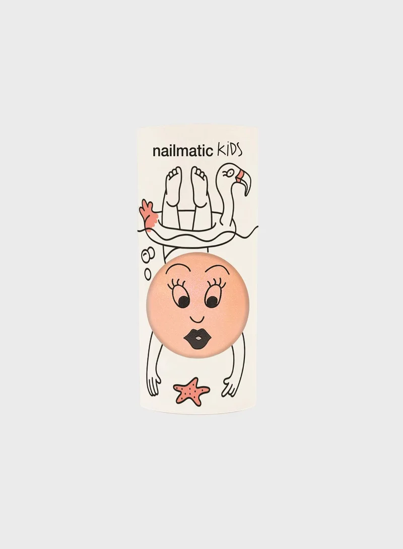 Nailmatic Kids Water-Based Nail Polish- Neon Coral