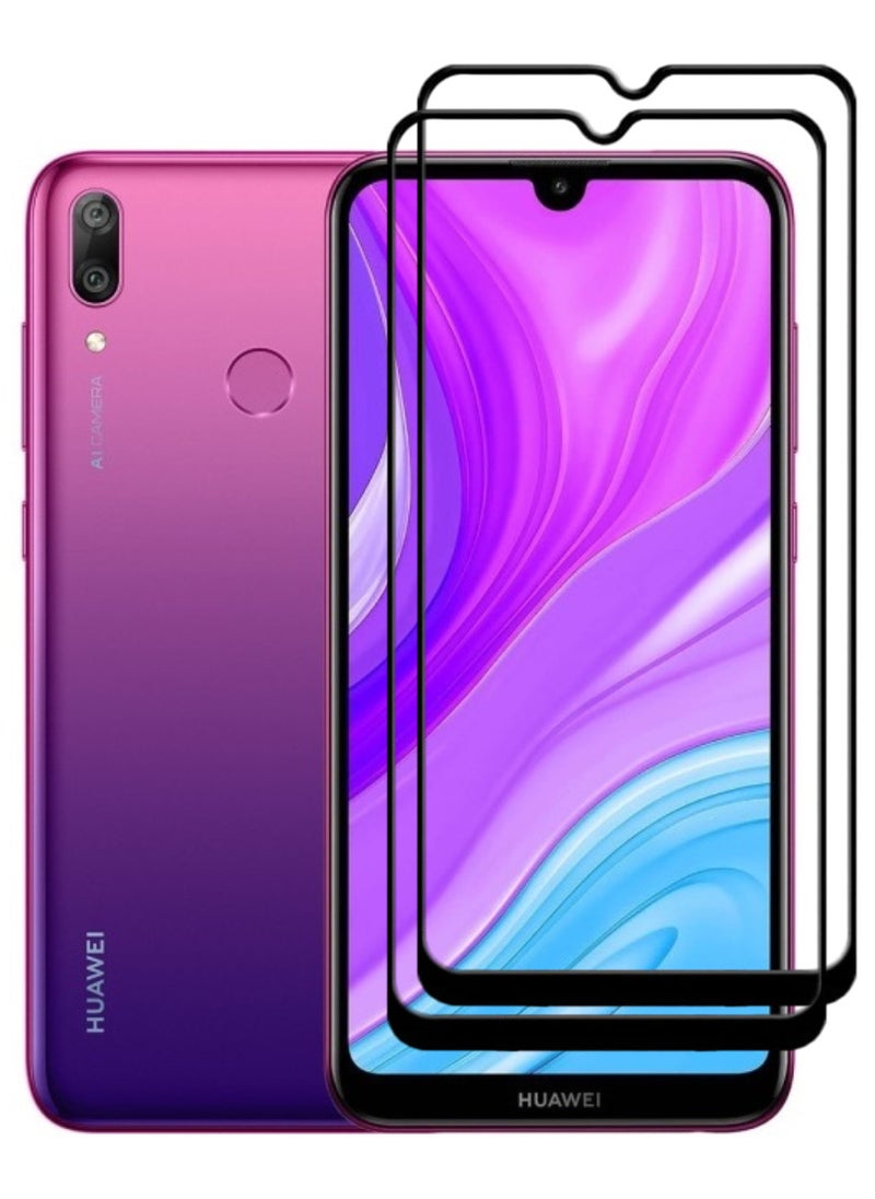 أكاليكس قطعتين، حماية شاشة،  لهاتف هواوي  Y7 (2019)، جودة ممتازة. - Image 1