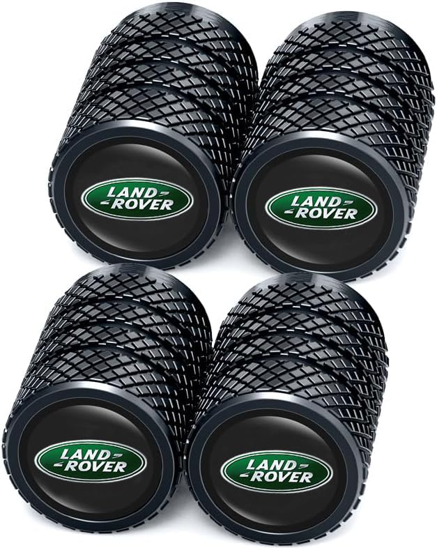 Greenworld Premium Black Metal Car Tyre Valve Cap Air Cap Car Tyre Valve Stem Cap Air Covers with Logo - Image 1