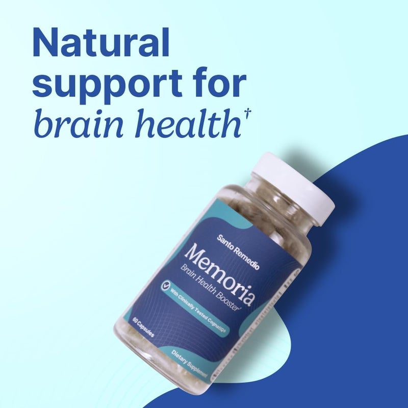 Santo Remedio Memoria Brain Health Booster Helps Strengthen Neural Connections Helps Improve Attention Memory and Concentration 30 Servings Gluten Free NonGMO - Image 2