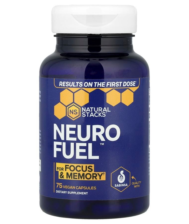 Natural Stacks Neuro Fuel™ 75 Vegan Capsules