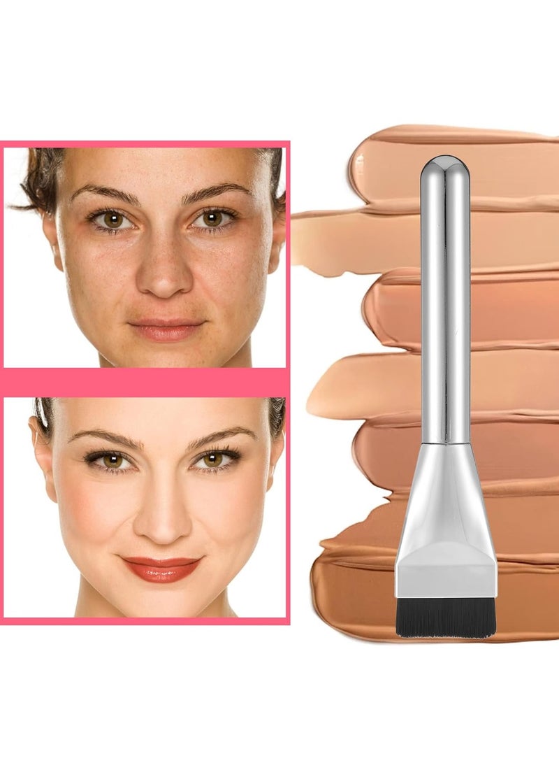 طقم أدوات مكياج احترافي - فرشاة أساس وسبنج روبيسيل مع لوحة خلط، مجموعة سفر مضغوطة - Image 3