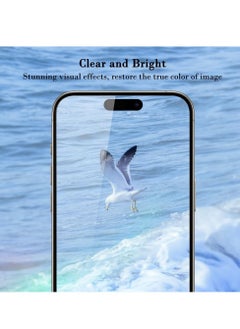Generic Pack of 1 Piece Privacy Screen Protector for iPhone 15  6.1, Special Tempered Glass Film Anti-Spy, Anti-Scratch, Touch Sensitive, Bubble Free, Easy to Install  - Image 3