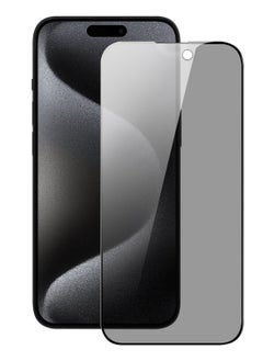 Generic Pack of 1 Piece Privacy Screen Protector for iPhone 15  6.1, Special Tempered Glass Film Anti-Spy, Anti-Scratch, Touch Sensitive, Bubble Free, Easy to Install  - Image 1