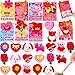 AMENON 28 Pack Valentines Day Gifts for Kids Classroom School Mochi Squishy with Valentines Day Cards Kawaii Squeeze Stress Relief Fidget Toys Valentines Party Favors Exchange Prizes Toddlers Boys Girls - Image 2