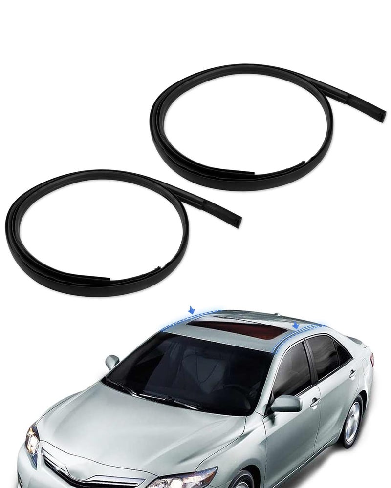 Fit for Toyota Camry 20072011 Roof Drip Molding Left and Right Side Replace 7555506030 7555606030 Enhance Your Cars Style and Protection Water Proof 57 Inches