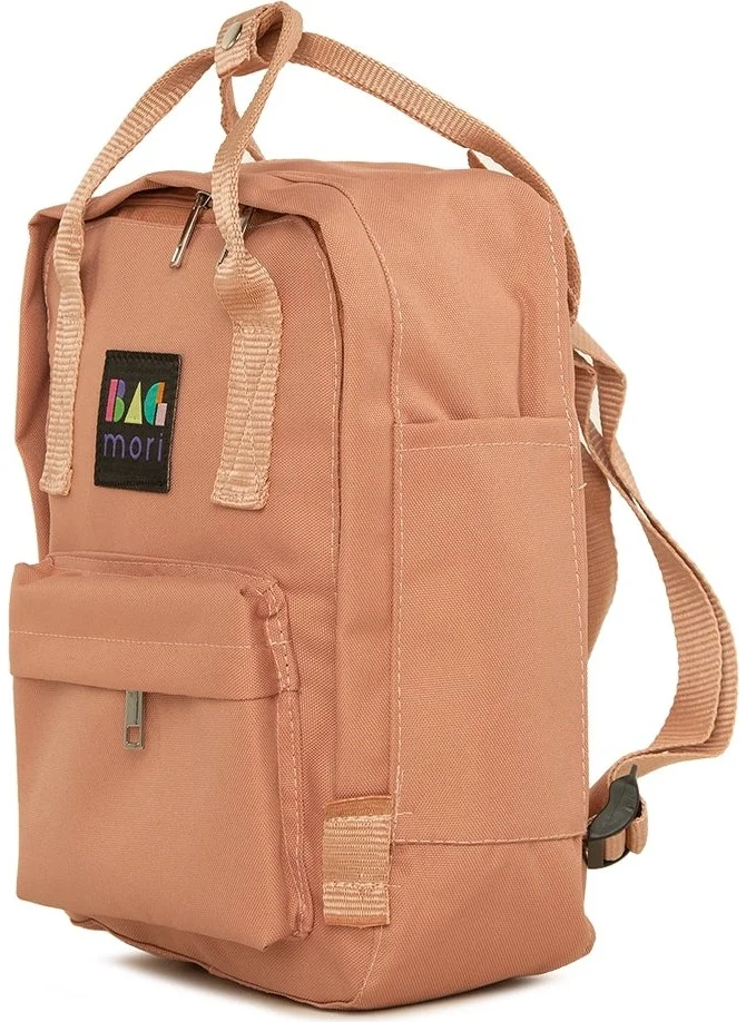 باجموري Powder Square Mini Backpack with Adjustable Strap