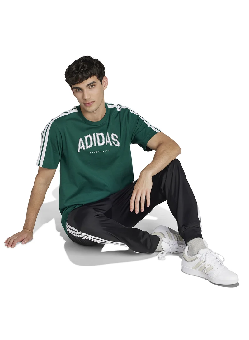 Adidas Codes Collegiate Linear Graphic T-Shirt