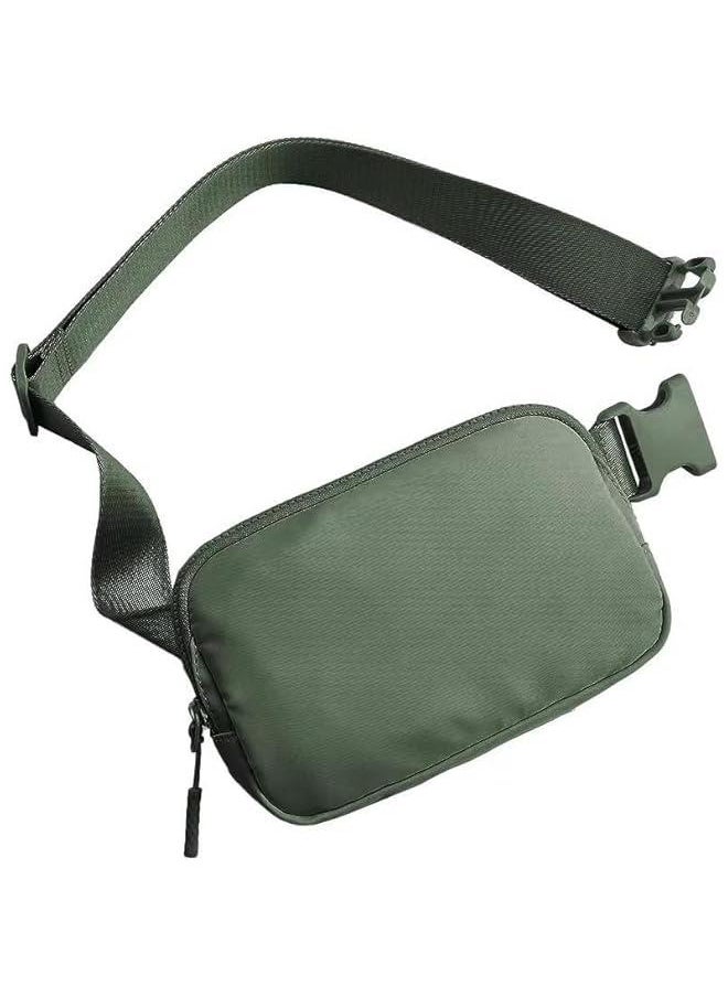 HOOKOR Belt Bag Fanny Pack Crossbody Bags for Women Men, Everywhere, Water Resistant Waist Packs, Bean Green  - Image 1