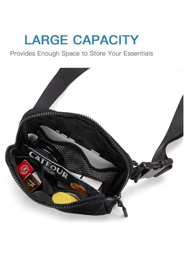HOOKOR Belt Bag Fanny Pack Crossbody Bags for Women Men, Everywhere, Water Resistant Waist Packs, Bean Green  - Image 2
