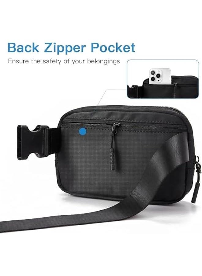 HOOKOR Belt Bag Fanny Pack Crossbody Bags for Women Men, Everywhere, Water Resistant Waist Packs, Bean Green  - Image 3
