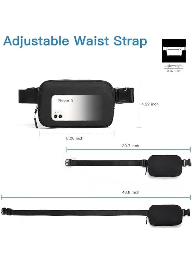 HOOKOR Belt Bag Fanny Pack Crossbody Bags for Women Men, Everywhere, Water Resistant Waist Packs, Bean Green  - Image 4