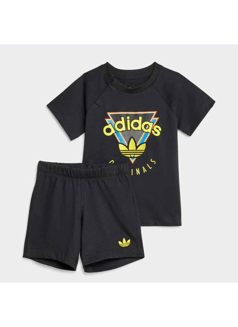 adidas Originals Infant Logo Shorts With T-Shirt Set  - Image 1