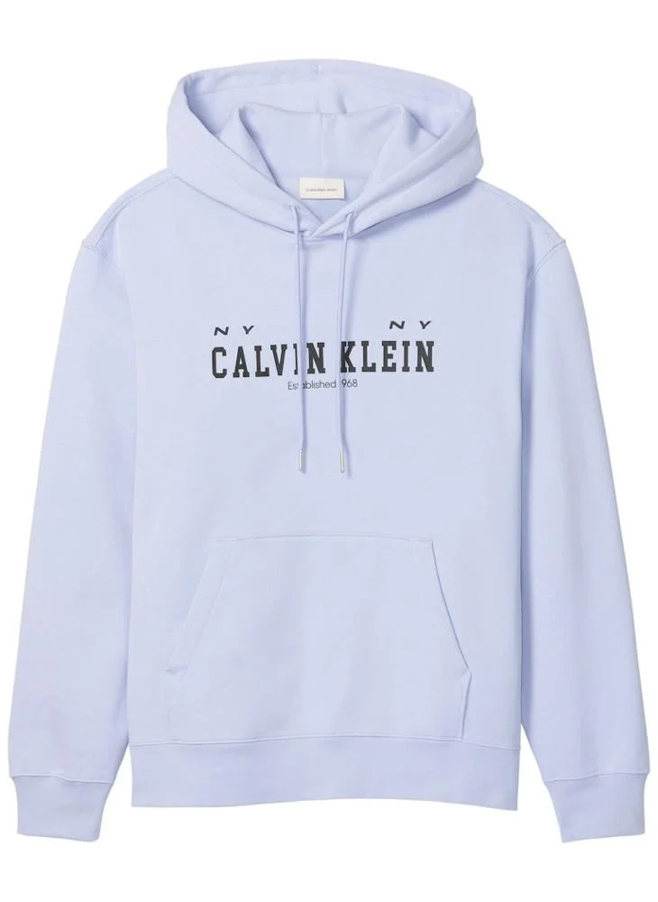 Calvin Klein Jeans  Fleece Collegiate Hoodie for Men | Best Price UAE