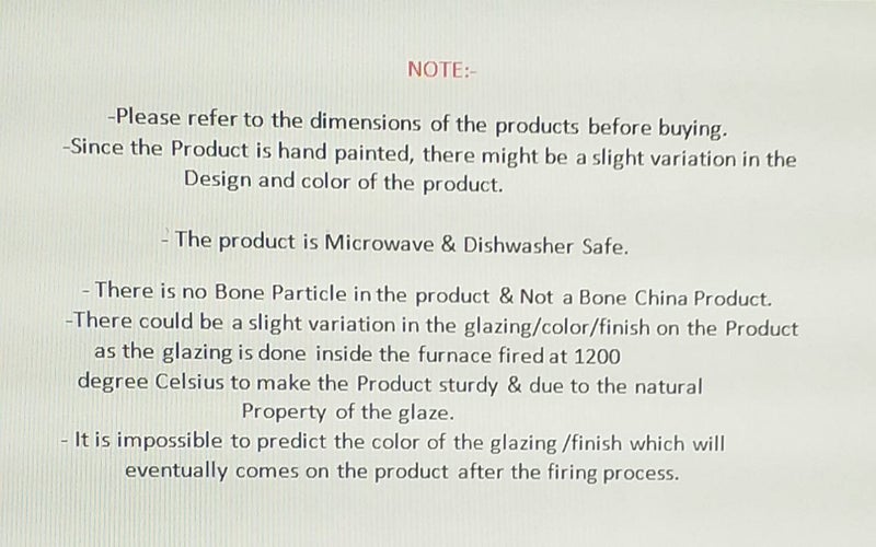 Caffeine Ceramic Handmade Studio Red Black Multipurpose Serving Bowl Set of 2 - Image 5
